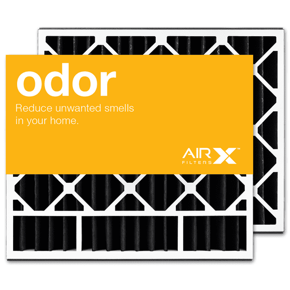 AIRx Filters Odor 20x25x5 Media Air Filter MERV 8 Replacement for GeneralAire 14201 4501 5FM2025 6FM2025 , 2-Pack