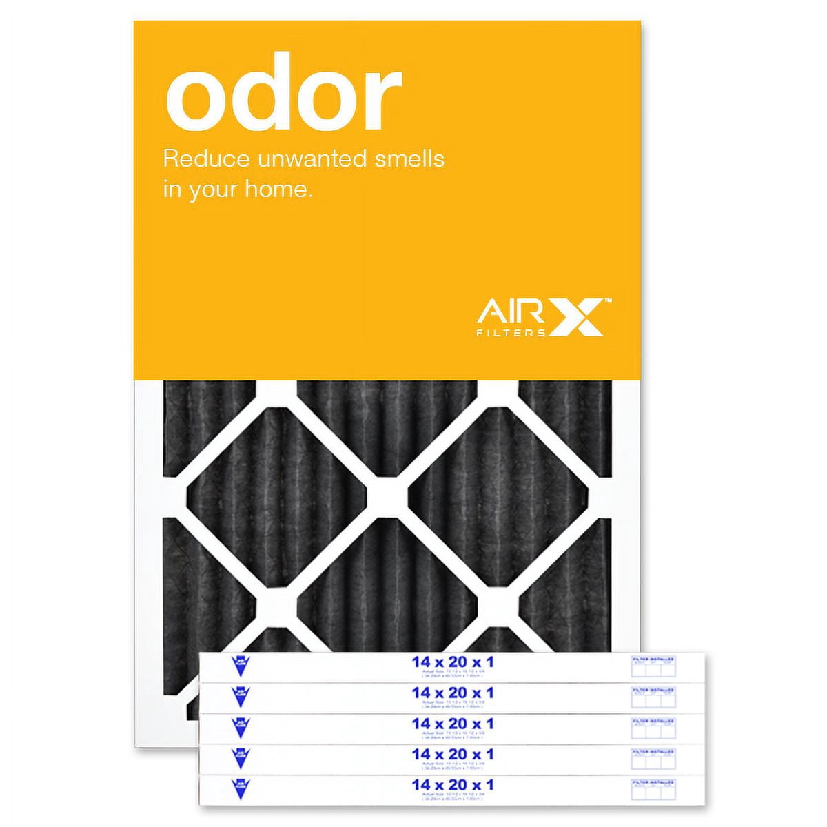 AIRx Odor 14x20x1 Carbon Pleated Filter