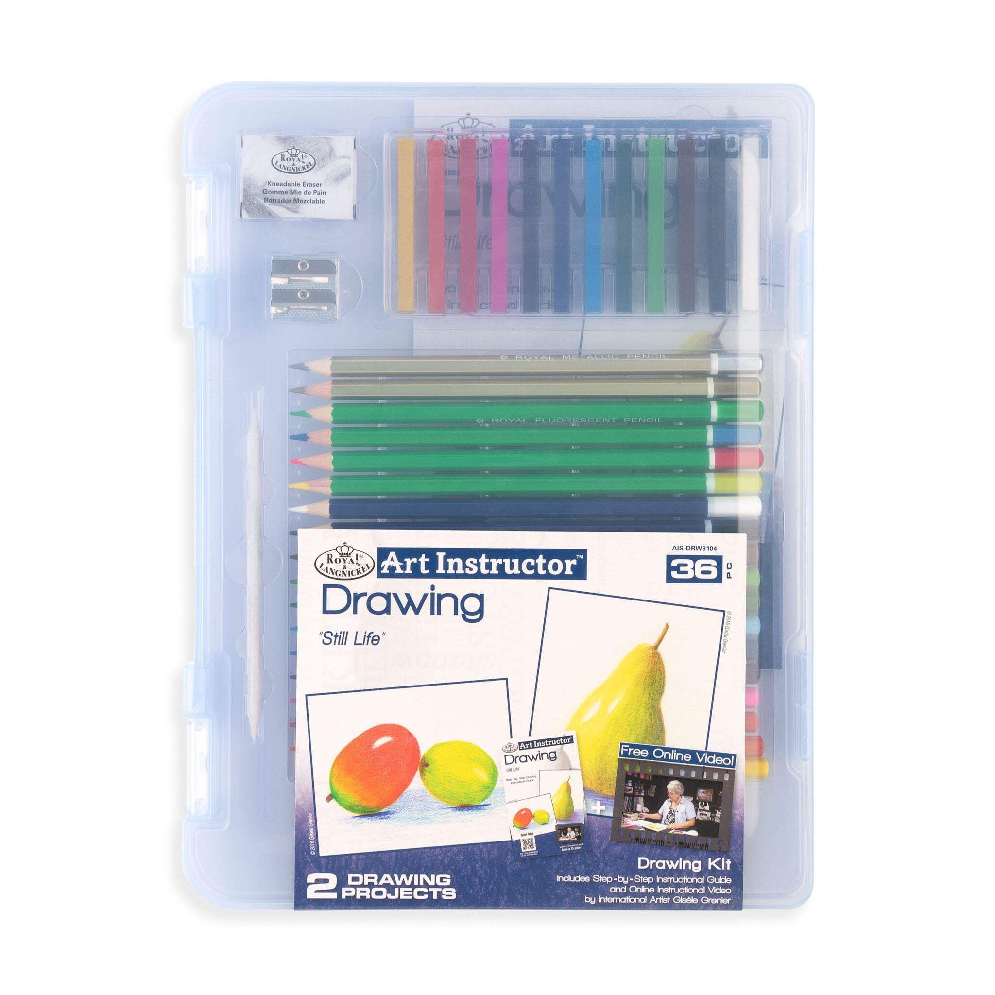 Royal & Langnickel Drawing Clearview Art Set - 36pc