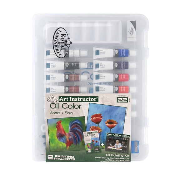 Royal & Langnickel Oil Clearview Art Set - 22pc