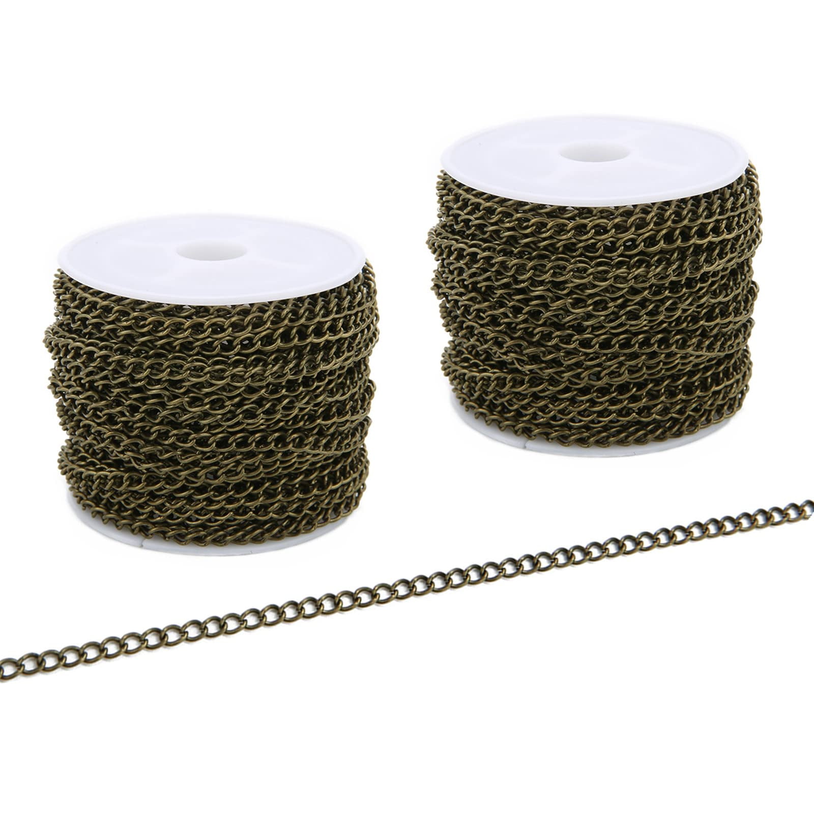 Aazon.co: ALEXCRAFT 33 Feet Gold Chains For Jewelry Aking Bulk Gold