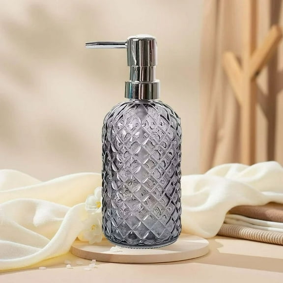 AISAMEFE Glass 400ml Soap & Lotion Dispensers