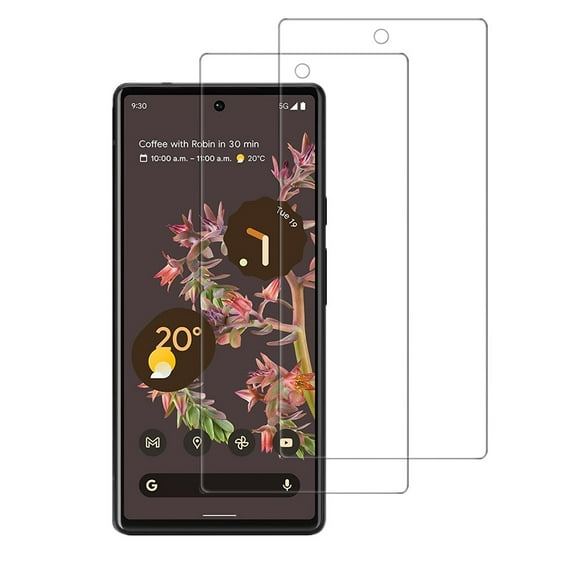 AISELAN [2 Pcs] HD Clear Anti-Scratch Easy Installation Tempered Glass Screen Protector for Google Pixel 6