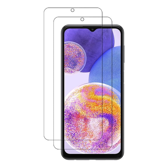 AISELAN [2 Pcs] HD Clear Anti-Scratch Easy Installation Tempered Glass Screen Protector for Samsung Galaxy A23 5G