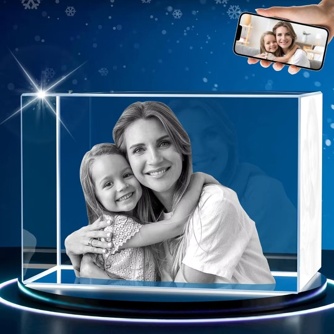 AISENIN 3D Crystal Photo Personalized Mothers Day Gifts Idea for Mom ...