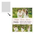 thumbnail image 1 of AISENIN Christmas Blanket Gifts Dad Baby Mom Girls Custom Blankets with Photos and Text Multiple Colors Sizes Soft Flannel Personalized Customized Family Blankets, 1 of 5