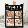 thumbnail image 1 of AISENIN Custom Gifts for Mom Blanket Custom Blankets with Photos Best Mom Ever Personalized Picture Blanket Customized Blankets with Photo Collage Throw Christmas Birthday for Mom, 1 of 5
