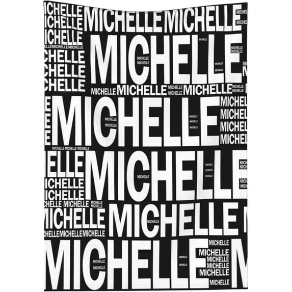 AISENIN Custom Monogrammed Blanket Personalized Name Blanket Customized Blanket with Name Text for Adult Kid Birthday Christmas New Year Gift