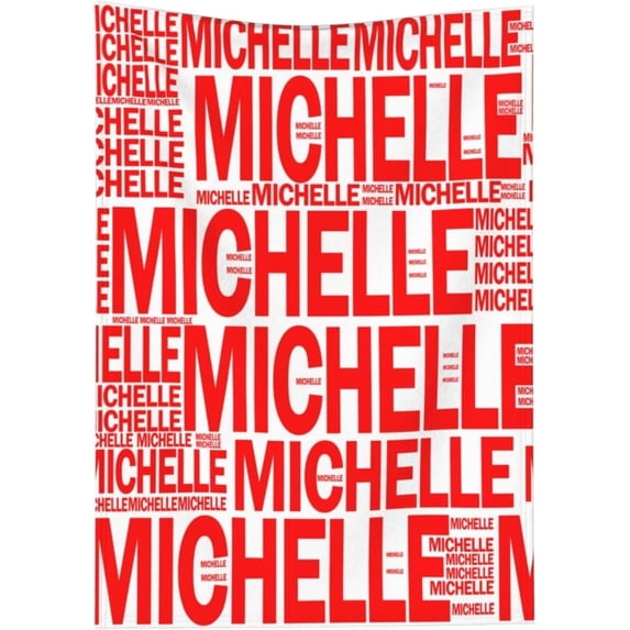 AISENIN Custom Monogrammed Blanket Personalized Name Blanket Customized Blanket with Name Text for Adult Kid Birthday Christmas New Year Gift