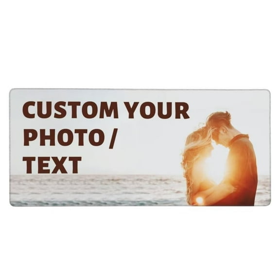 AISENIN Custom Mouse Pad with Photo Personalized Logo Text Laptop Mouse Pad Customized Non-Slip Mouse Pads for Gaming Office Work Home Rectangle