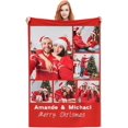 thumbnail image 1 of AISENIN Custom Picture Blankets for Christmas, Personalized Photo Blankets, Creative Work for Christmas, Exclusive Customized Blankets, 1 of 5