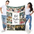 thumbnail image 1 of AISENIN Custom Teacher Gifts Best Ever Custom Blankets with Photos Personalized Gifts With Your Own Photos and Text, 1 of 5