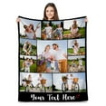 thumbnail image 1 of AISENIN Customized Blankets with Photos Couple Gifts Personalized Blankets and Throws Collage Blanket Picture Blanket for Valentines Day Personalized Gifts for Wife Husband Boyfriend Girlfriend, 1 of 5