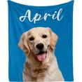 thumbnail image 1 of AISENIN Customized Dog Memory Blankets With Photos Personalized Picture Pet Cat Loss Memorial Soft Throw Blankets Customized Pet Bereavement Gift Blanket Gift for Dog Lover, 1 of 6
