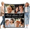 thumbnail image 1 of AISENIN Mothers Day Personalized Gifts for Mom from Daughter Son Custom Blanket Customized Throw Blankets with Photo Mother Gift for Wife from Husband, 1 of 5