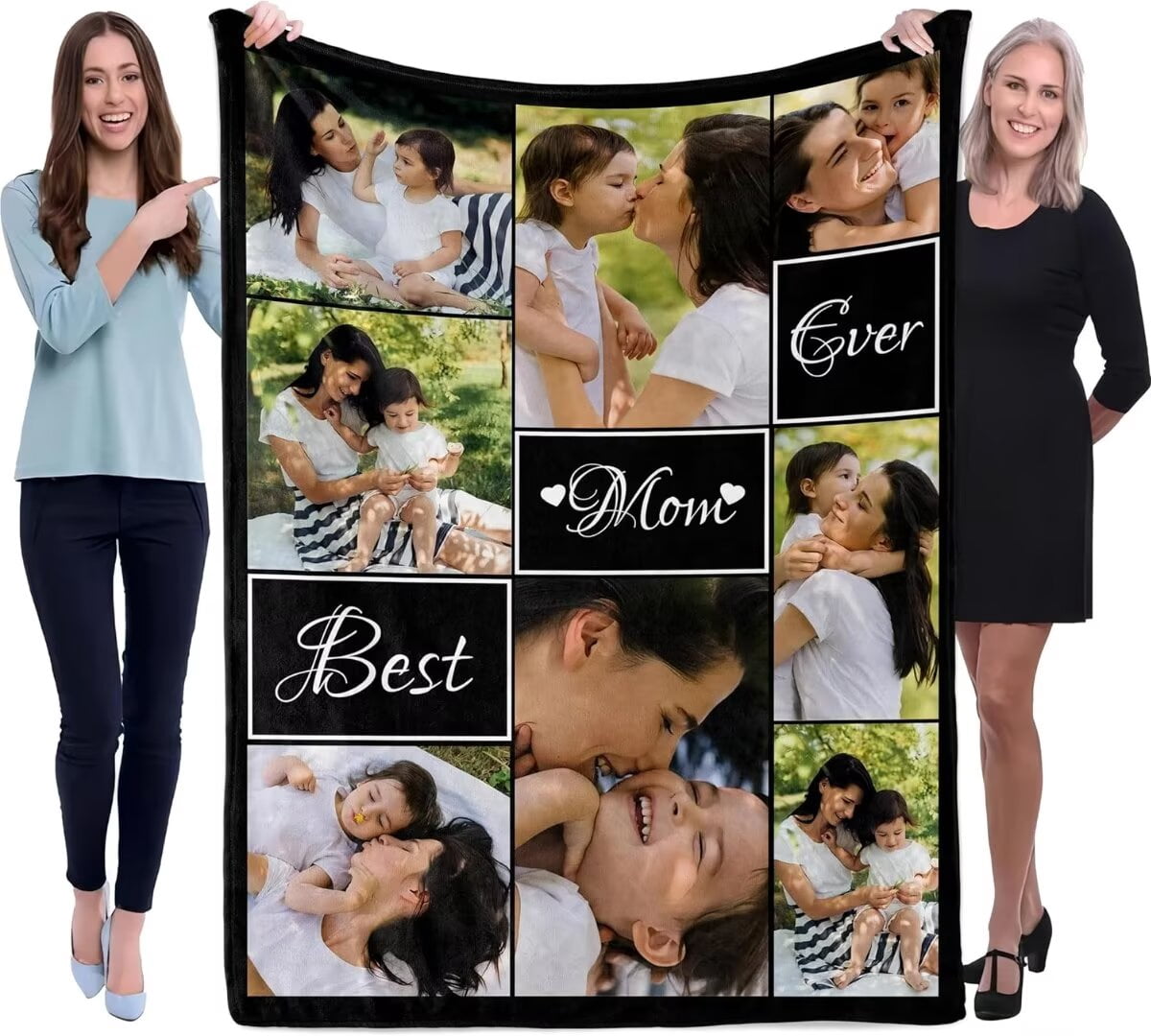 AISENIN Mothers Day Unique Gifts for Mom Custom Blanket for Mom with ...