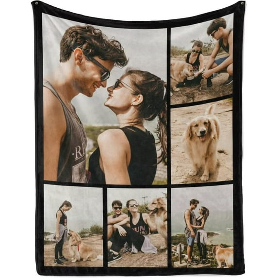 AISENIN New Design Custom Photo Blanket for Kids Adult Picture Personalized Blanket and Throw Flannel Customized Blanket