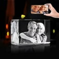 thumbnail image 1 of AISENIN Personalized 3D Engraved Crystal Photo Custom 3D Photo Crystal Laser Photo Etched Engraved Inside Crystal with Picture Photograph 3D Glass Picture Cube Gift Idea, 1 of 5