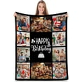 thumbnail image 1 of AISENIN Personalized Birthday Gifts for Best Friend Custom Blanket for Best Friend with Photos for Women Gifts for Friend Soul Sister, BFF, Unique Besties Gifts, 1 of 5