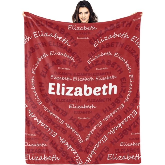 AISENIN Personalized Blankets for Kids Adults Customized Blankets with
