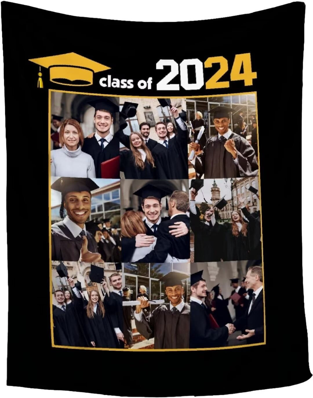 AISENIN Personalized Graduation Blanket 2031 Graduation Gifts Custom Graduation Blanket for kids Gifts for High School College Grads Walmart