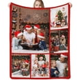 thumbnail image 1 of AISENIN Personalized Picture Collage Blanket Custom 6 Photos Blanket Customized Christmas Throw Blanket for Husband Wife Lovers, 1 of 5