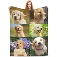 thumbnail image 1 of AISENIN Personalized Picture Throw Blanket Collage Personalized Picture Throw Blanket Collage Family Couples Adult Kids Birthday, 1 of 5