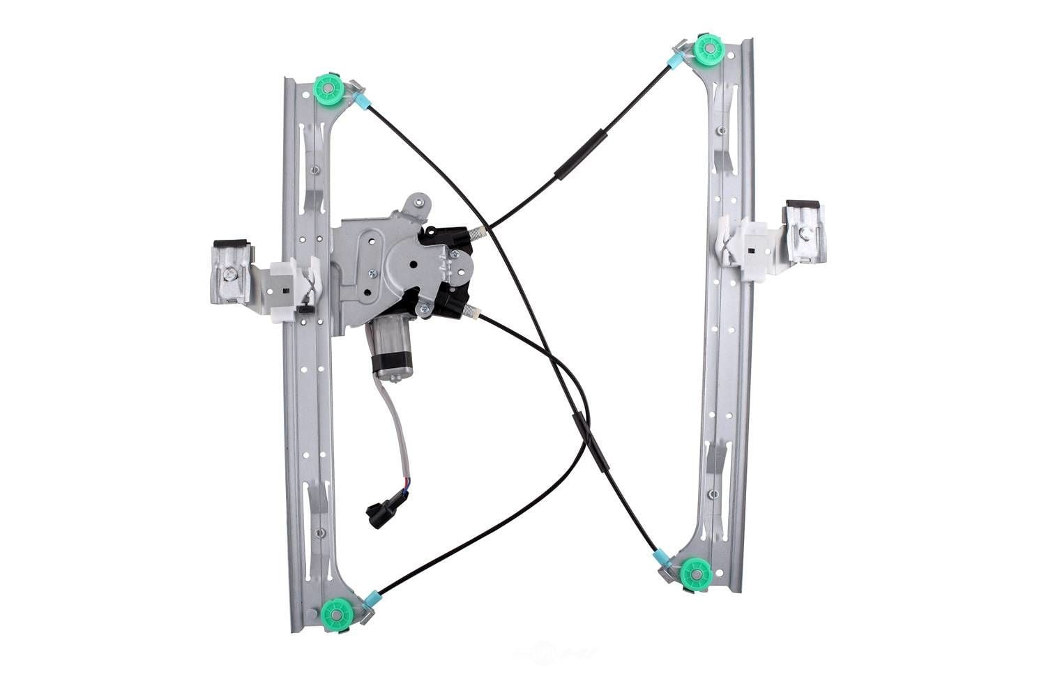 YHTAUTO Front Power Window Regulator Passenger Side With 2-Pin Motor Assembly For Chevy Trailblazer & GMC Envoy & Buick Rainier & Isuzu Ascender & Oldsmobile Bravada & Saab 9-7x, Sport Utility
