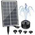 AISITIN 3.5W Solar Fountain, Solar Fountain Pump with 2024 New Glass