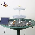 thumbnail image 1 of AISITIN 3-Tiered Bird Bath with 2.5W Solar Pump, Garden Decoration, 1 of 8
