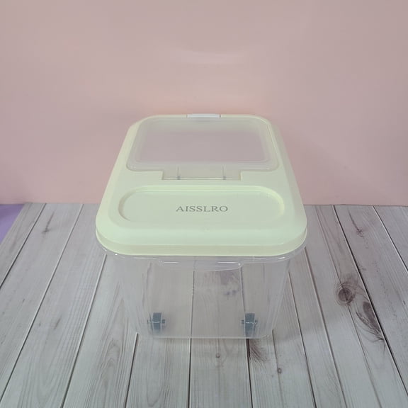 AISSLRO Household storage containers for pet food Airtight Pet Food Storage Bin for Dogs & Cats, Durable & Easy to Use