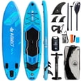 thumbnail image 1 of AISUNSS 11 ft Inflatable Paddle Board, Equipped with Full SUP Accessories for Youth & Adults of All Skill Levels, 1 of 6