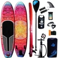 thumbnail image 1 of AISUNSS 10.6ft Inflatable Stand Up Paddle Board with Full SUP Accessories, 1 of 6