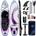 thumbnail image 1 of AISUNSS Inflatable Stand up Paddle Board, 10.6ft Fishing Paddle Boards with Premium SUP Accessories, 1 of 7