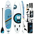 thumbnail image 1 of AISUNSS Inflatable Paddle Board, 10.6ft Adult Stand Up Paddle Board with EVA SUP Accessories, 1 of 6