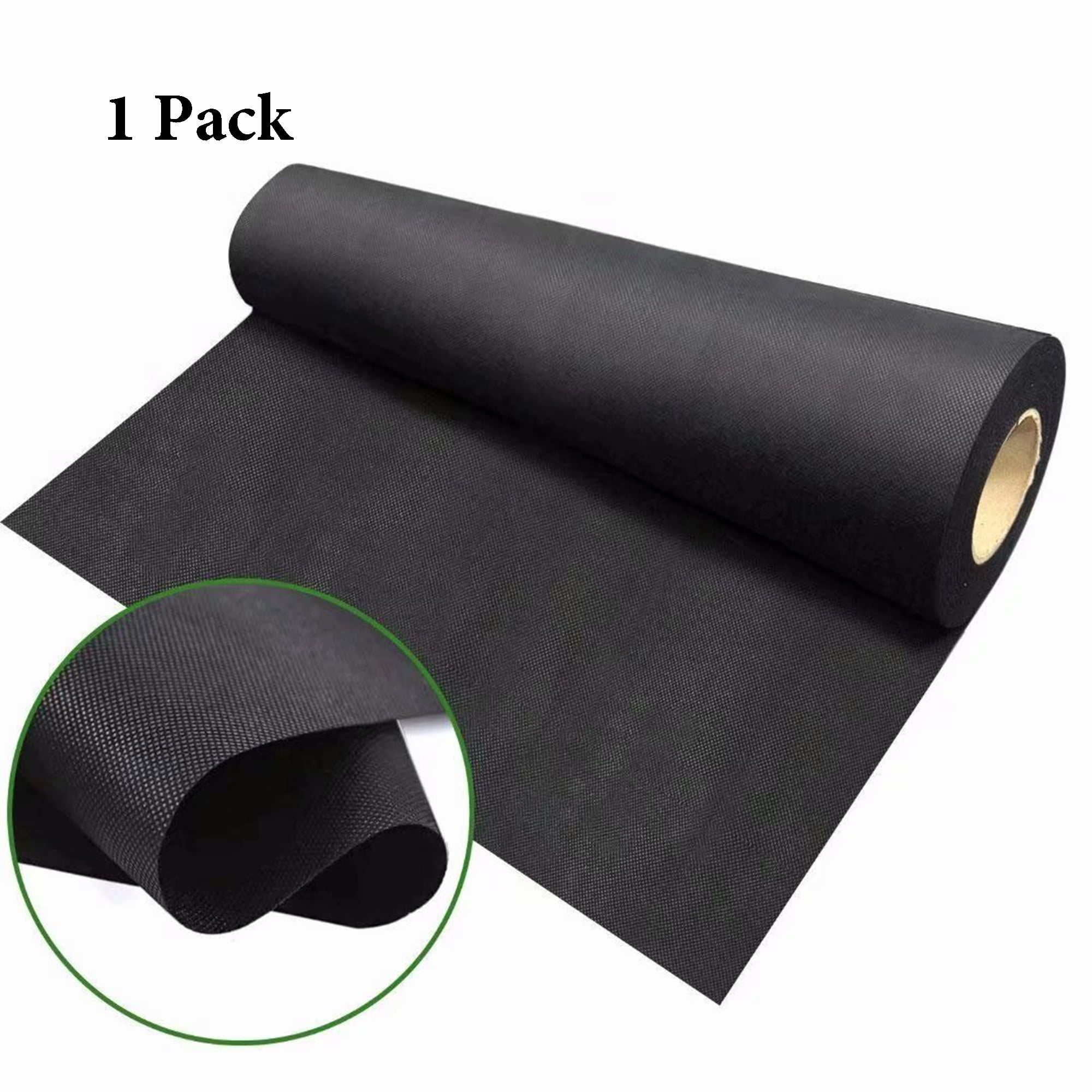 AISWORD 3x100 ft Landscape Fabric Weed Barrier,Non-Woven Garden Weed Block Ground Cover Mat,Permeable Gardening Cloth for Landscaping & Flower Beds,1 Pack