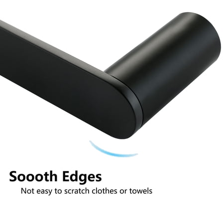 AITINKAN 5 - Piece Brushed Bathroom Hardware Set Black