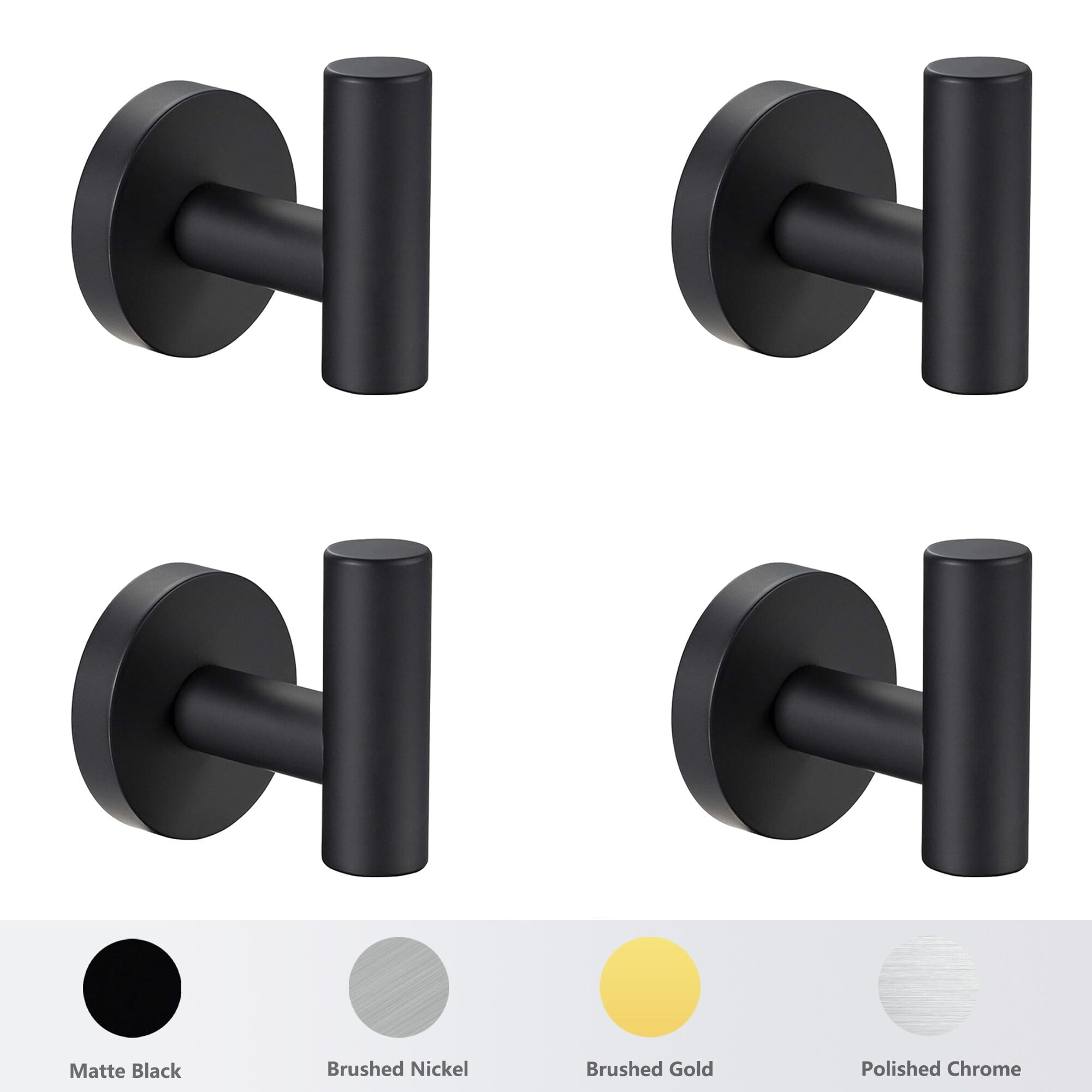 AITINKAN Bathroom Robe Hook Round Towel Hook in 304 Stainless Steel ...