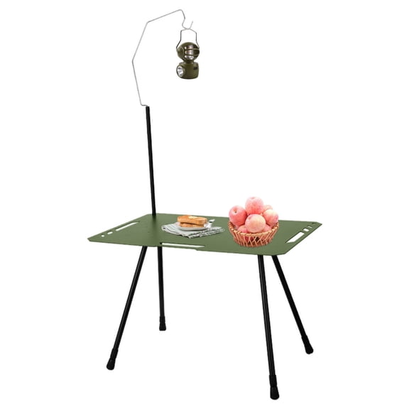 AITOCO Camping Table Foldable Side Table Portable Picnic Table Height Adjustable Small Outdoor Folding Table Lightweight Practical Sturdy For Dining Picnic BBQ Patio