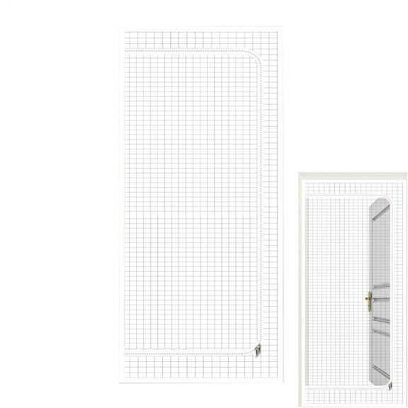 AITOCO Door Screen for Cats Anti-Cat Scratch Mesh Door Interior Barrier with Zipper Closure for Interior Home Kitchen Entryway Balcony Access Bedroom Garage Patio gifts