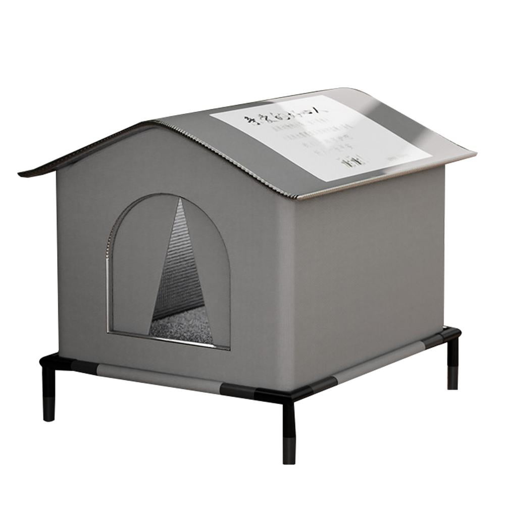 AITOCO Feral Cat Shelter Outdoor Feral Cat Houses Cat Outside House Waterproof Enclosed Pet Tent Insulated Cat House for Multiple Cats Barn Porch astonishing
