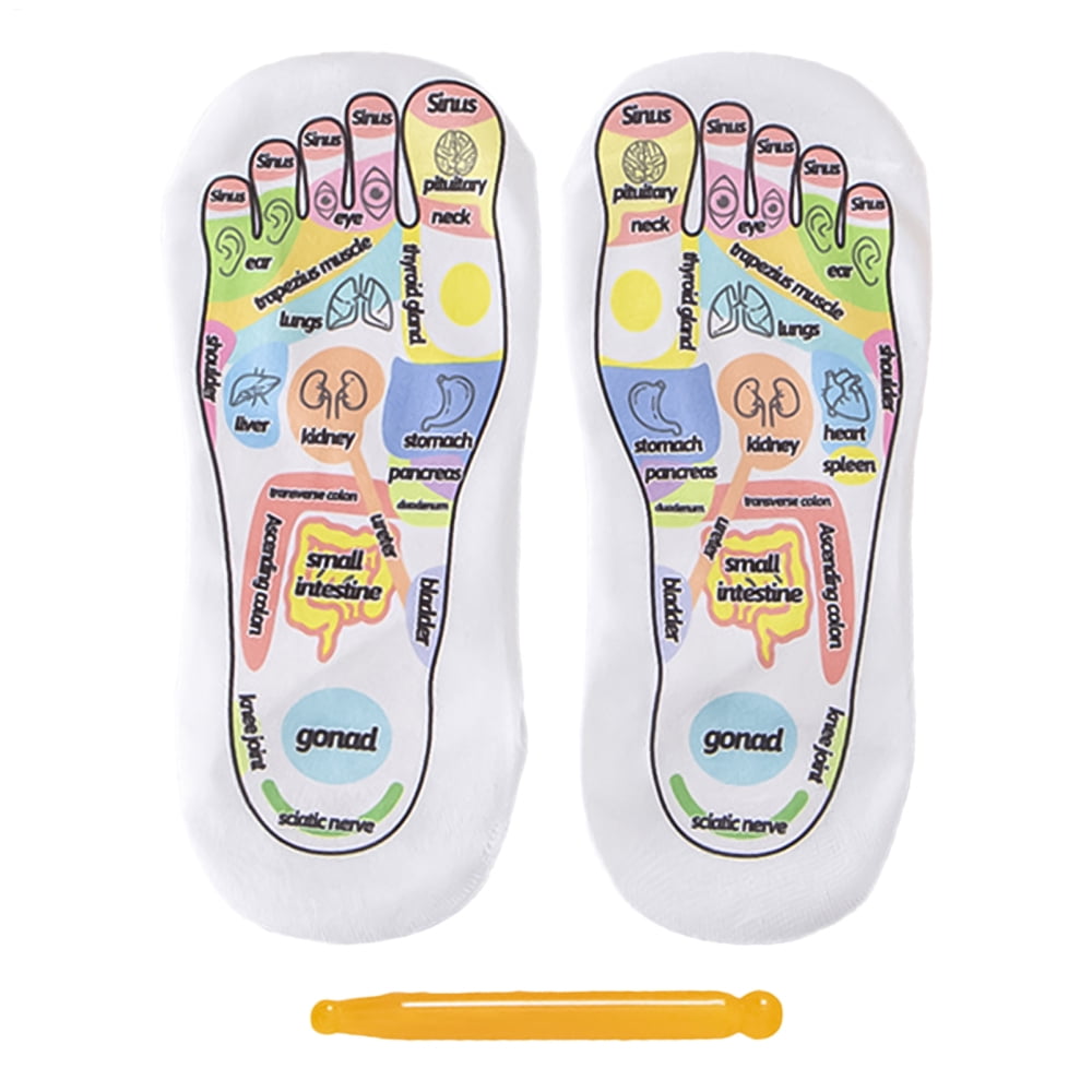 AITOCO Foot Reflexology Socks Reflexology Chart Socks With Trigger