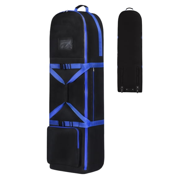 AITOCO Golf Bag Travel Case Anti-Wear Clubs Holder with Wheels Foldable Wear-Resistant Golf Bag for Men Beach Outdoor Airplane Range Practice Travel frugal