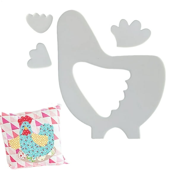 AITOCO Quilt Templates Chicken Quilt Templates Pattern Stencil Supplies with Precision Design for Crafting Wall Decor Family Activities Parties reliable
