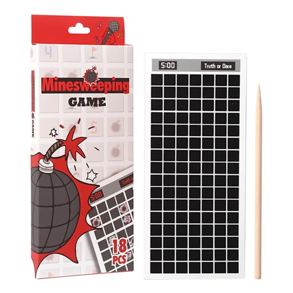 AITOCO Scratch Card Party Favors Exciting Challenge Adventure Cards Multi-player Tabletop Board Game for Friend Gatherings Camping Home Travel Holidays Vacation Birthdays charmingly