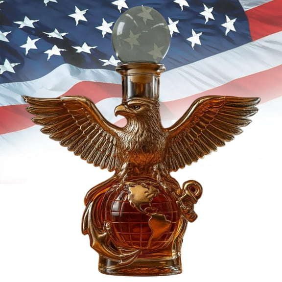 AITOCO Whiskey Bottle Eagle Shaped Decanters for Alcohol Animal Statue Commemorative Wine Bottle for Collectible Men Women Display Home Study Living Room Birthday Gathering Friends modern