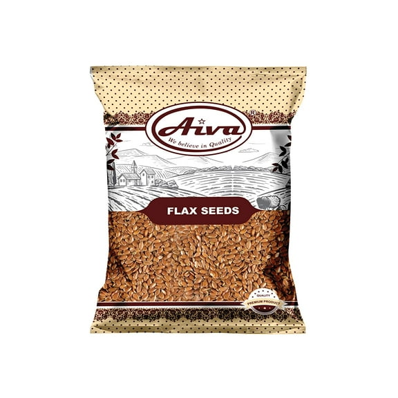 AIVA - Brown Flax Seeds - Premium Grade Quality - 5 Lb