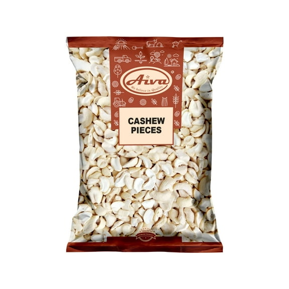 AIVA - Cashew Pieces Raw Premium Grade Quality, 10 lb (PACKAGE MAY VARY)
