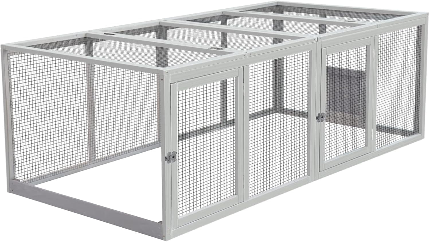 AIVITUVIN Chicken Coop Run Extension 20.73 ft² Large Chicken Pen Rabbit Enclosure Duck House