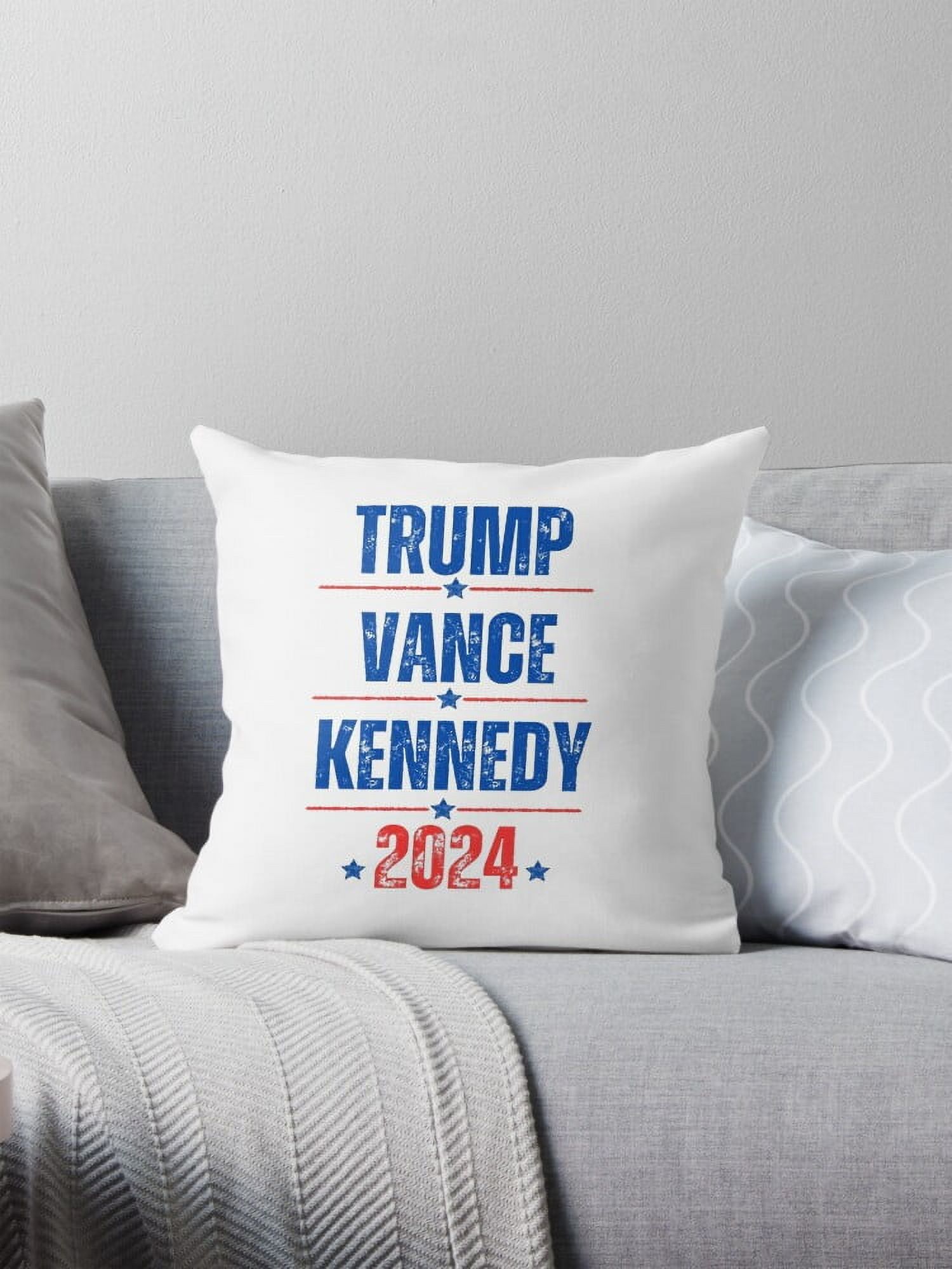 AIVO Trump Vance Kennedy 2024 Campaign 2024 Throw Pillow Covers